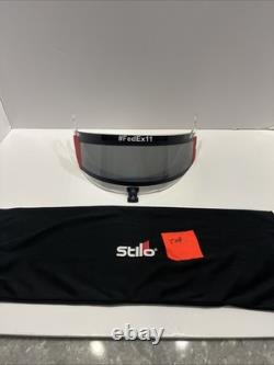 Race Worn Driver Visor Denny Hamlin NASCAR FedEx