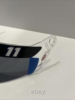 Race Worn Driver Visor Denny Hamlin NASCAR FedEx