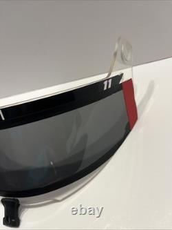 Race Worn Driver Visor Denny Hamlin NASCAR FedEx