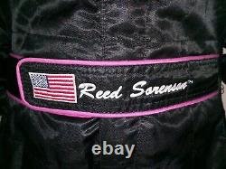 Race used Reed Sorenson Autographed Target Ganassi Racing Komen Nascar Firesuit
