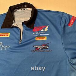 Racing Car Porsche TRG The Racers Group Pit Crew Shirt Pirelli AWS Men's M READ