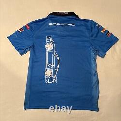 Racing Car Porsche TRG The Racers Group Pit Crew Shirt Pirelli AWS Men's M READ