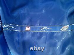 Rare Brad Keselowski #2 Miller Lite Nascar Racing JH Design Jacket Size L