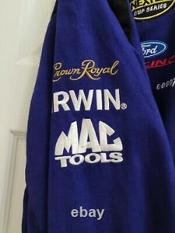Rare! Team Caliber Crown Royal Liquor Men's Nascar Racing Jacket Size 2XL