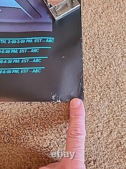 Rare Vintage 1986 Original Chevrolet IROC Racing Poster Earnhardt Unser ++