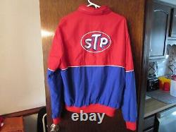 Richard Petty 1984 Pit Crew STP Racing Team Jacket Large Made in USA NASCAR