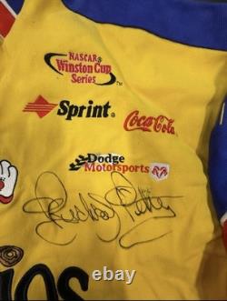 Richard Petty & Aric Almirola Dual-Signed Cheerios Racing Jacket XL
