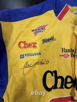 Richard Petty & Aric Almirola Dual-Signed Cheerios Racing Jacket XL