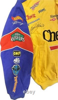 Richard Petty & Aric Almirola Dual-Signed Cheerios Racing Jacket XL