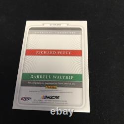 Richard Petty, Darrell Waltrip 2022 Panini National Treasures Dual Auto 25/25