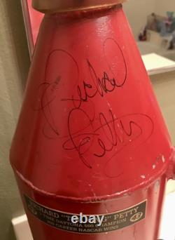 Richard Petty Race Used Catch Can From His 200th Win Season 1984 Auto Very Rare