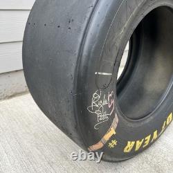 Richard Petty Signed NASCAR Race-Used Goodyear Eagle Tire Rare Collectible