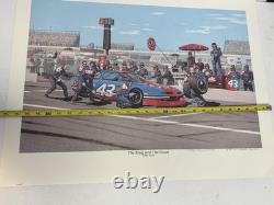 Richard Petty The King & His Court Print #195/250 1992 William Vance Nichols Sgn