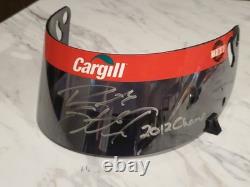 Ricky Stenhouse Jr RACE USED 2012 Xfinity Champion HELMET Visor Autographed