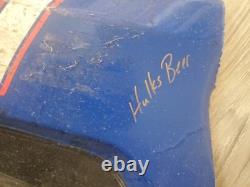 Ricky Stenhouse Jr SIGNED Race Used Sheetmetal HULK HOGAN Real American Beer WWE
