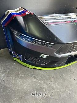 Riley Herbst #15 2024 Nashville Monster Energy Nascar Race Used Front Nose #7470
