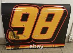 Riley Herbst #98 South Point Casino 2021 NASCAR Race Used Sheetmetal Door Panel