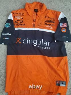 Robby Gordon Signed Winston Cup Cingular Wireless Race Used pit crew uniform L