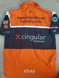 Robby Gordon Signed Winston Cup Cingular Wireless Race Used pit crew uniform L