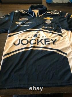 Ross Chastain #1 Signed Jockey Nascar Crew Shirt Large