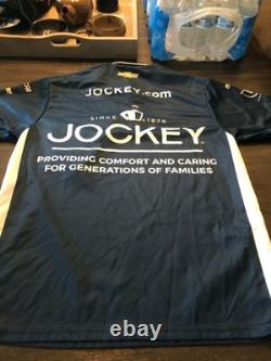 Ross Chastain #1 Signed Jockey Nascar Crew Shirt Large