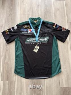 Roush Fenway Racing NASCAR Signed Authentic Worn Used Pit Crew Shirt, Large