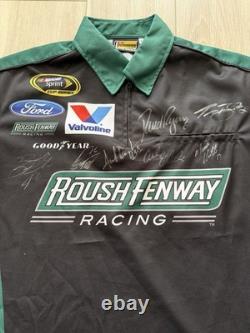 Roush Fenway Racing NASCAR Signed Authentic Worn Used Pit Crew Shirt, Large