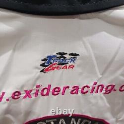 Roush Racing Large Exide Race Used Burton Signed Crew Shirt NASCAR Truck Series