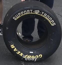 Ryan Blaney Nascar Race Used Goodyear Tire Penske 12 Support Our Troops Coke 600