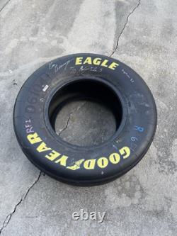 Ryan Blaney Signed Daytona 2025 Race-Used NASCAR Tire Team Penske Authentic