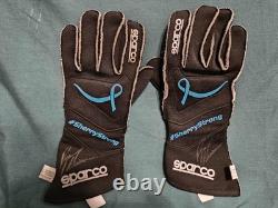 Ryan Newman #6 Sherry Strong Race Used Driver Gloves Martin Truex Jr Foundation