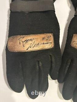 Ryan Newman autographed USAC Midget Race Used Driving Gloves & Helmet Visor