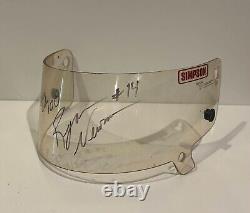 Ryan Newman autographed USAC Midget Race Used Driving Gloves & Helmet Visor