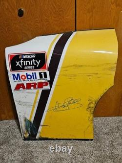 SIGNED Andy Lally 2021 Geoff Bodine Throwback #5 Road America Panel Sheet Metal