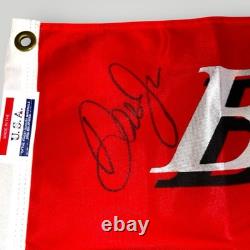 SIGNED Dale Earnhardt Jr BUDWEISER #8 DEI 1999 ACTION SPORTS VINTAGE FLAG 41x30