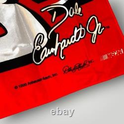 SIGNED Dale Earnhardt Jr BUDWEISER #8 DEI 1999 ACTION SPORTS VINTAGE FLAG 41x30