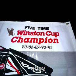 SIGNED Dale Earnhardt Sr #3 5 Time Winston Cup Champ Banner Flag 69 X 33 1993