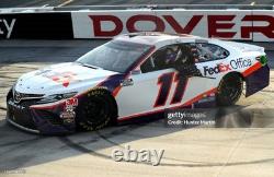 SIGNED Denny Hamlin 2020 Dover Win #11 Door Panel Sheet Metal Race Used NASCAR