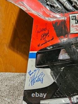 SIGNED Harrison Burton #21 2022 Daytona 500 Flip Rookie Sheet Metal Race Used