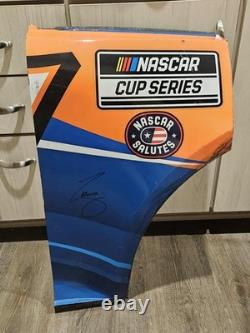 SIGNED Zane Smith #71 Rookie Contigency Panel Sheet Metal Race Used NASCAR 2024