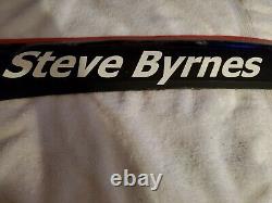 STEVE BYRNES NASCAR Race 2015 Used Sheet Metal Name Rail