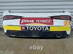 Sammy Smith NASCAR Race Used Sheetmetal Rear Bumper #18 Supra ROOKIE STRIPS