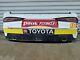 Sammy Smith Nascar Race Used Sheetmetal Rear Bumper #18 Supra Rookie Strips
