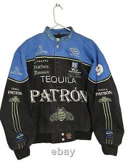Scott Sharp Patron Tequila #9 IMSA Racing Jacket Mens Med Jeff Hamilton NASCAR