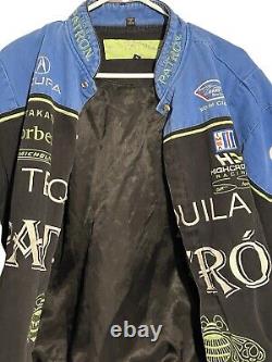 Scott Sharp Patron Tequila #9 IMSA Racing Jacket Mens Med Jeff Hamilton NASCAR