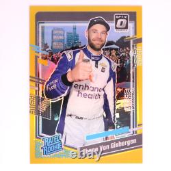 Shane Van Gisbergen SVG 2024 NASCAR Panini Donruss Prizm Rated Rookie Gold /10