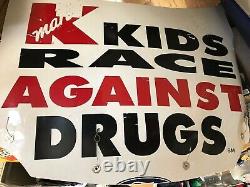Shawna Robinson Kids Race Against Drugs Race Used Hood sheetmetal NASCAR & tire