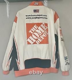 Signed Joey Logano NASCAR #22 Home Depot Jacket L & Long Sleeve Shirt XL