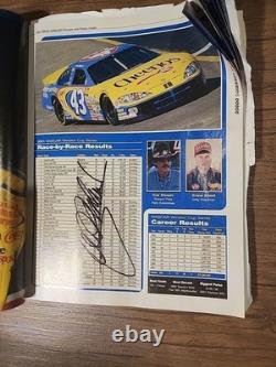Signed Official Nascar 2002 Preview and Press Guide Magazine Bulk Signature rare