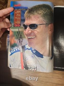 Signed Official Nascar 2002 Preview and Press Guide Magazine Bulk Signature rare